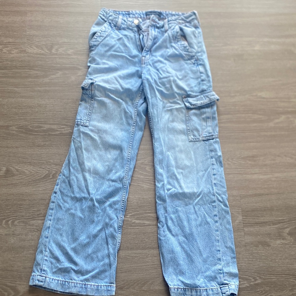Aeropostale Light Blue Flare & Wide Leg Jeans